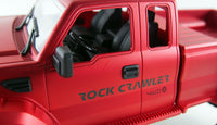 Pickup truck with wheels and tracks 4WD 1:16 red