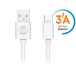 Forever cable USB - USB-C 1,0 m 3A white