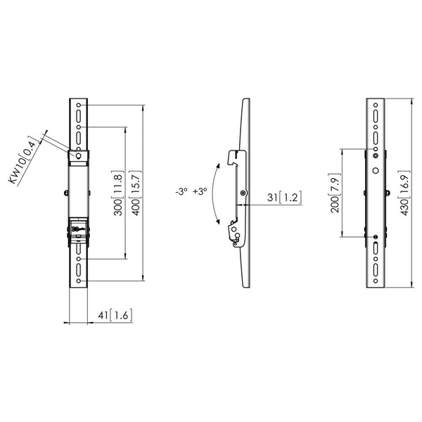 Adjustable support Vogel's PFS 3304