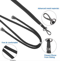 Universal neck strap for phones navy blue