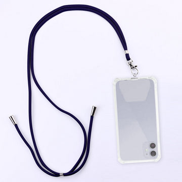 Universal neck strap for phones navy blue