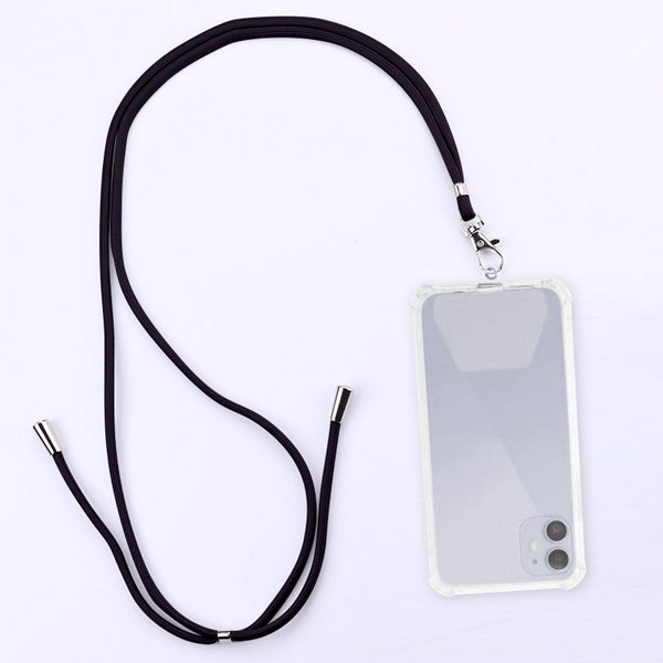 Universal neck strap for phones black