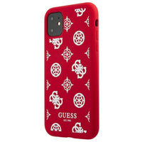 Guess case for iPhone 12 Pro Max 6,7&quot; GUHCP12LLSPEWRE red hard case Peony Collection