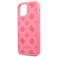 Guess case for iPhone 12 / 12 Pro 6,1&quot; GUHCP12MLSPEFU fuchsia hard case Peony Collection