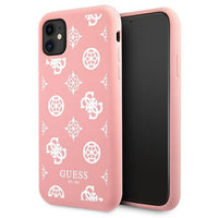 Guess case for iPhone 12 Pro Max 6,7&quot; GUHCP12LLSPEWPI pink hard case Peony Collection