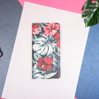 Smart Trendy case for Samsung A72 4G / A72 5G red flower