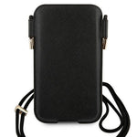 Guess smartphone purse 6,7&quot; GUHCP12LSAPSBK black Saffiano