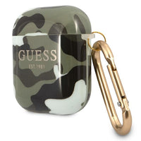 Guess case for AirPods GUA2UCAMA khaki Camo Collection