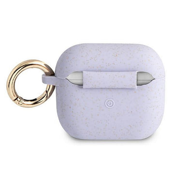 Guess case for AirPods 3 GUA3SGGEU purple Silicone Glitter