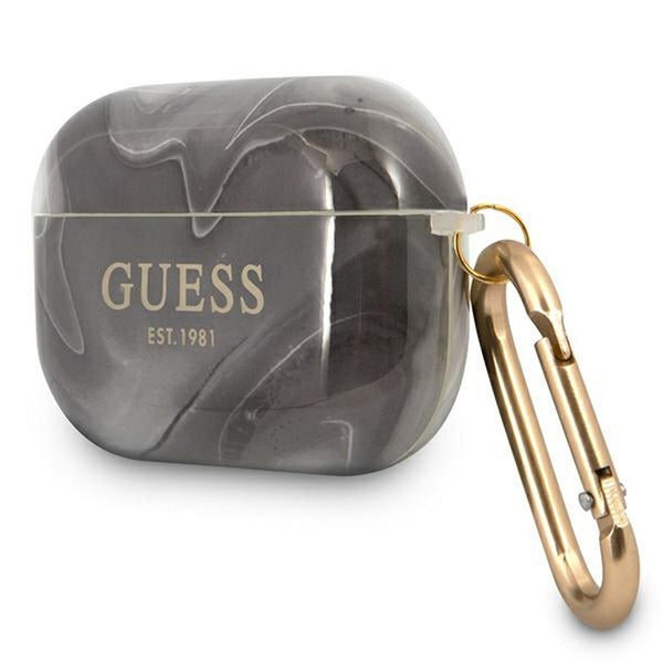 Guess case for AirPods Pro GUAPUNMK black Marble Collection