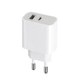 Maxlife MXTC-05 PD + QC charger 1x USB-C 1x USB 20W white