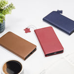 Genuine Leather Smart Pro case for iPhone 13 6,1&quot; navy blue