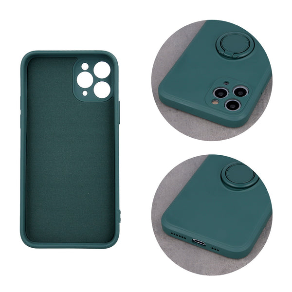 Finger Grip case for Motorola Moto G9 Play / G9 / E7 Plus forest green