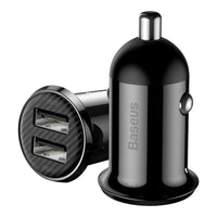 Baseus car charger Grain Pro 2x USB 4,8A black