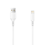 Setty cable USB - Lightning 1,0 m 2A white NEW