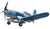 F4U Corsair blue PNP 4 Kanal SW 75 cm