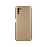 Metallic case for Samsung Galaxy A03S gold