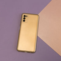 Metallic case for Samsung Galaxy A51 gold