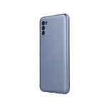 Metallic case for Samsung Galaxy A03S light blue