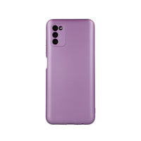 Metallic case for Samsung Galaxy A02S violet