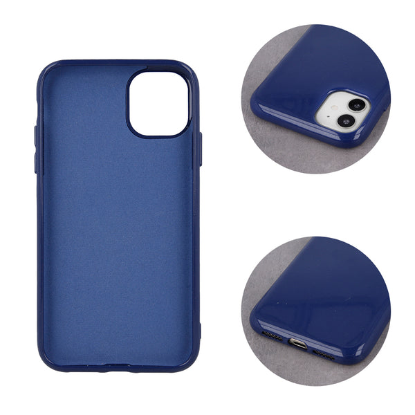 Jelly case for Samsung A22 4G navy blue