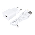 Maxlife MXTC-01 charger 1x USB 2.1A white + Lightning cable