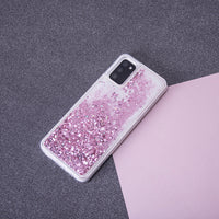 Liquid Sparkle TPU case for Samsung Galaxy A02S purple