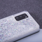 Liquid Sparkle TPU case for Samsung Galaxy A22 4G silver