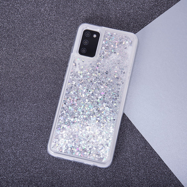 Liquid Sparkle TPU case for Xiaomi Redmi 9T silver