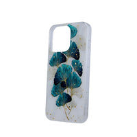 Gold Glam case for iPhone 12 Mini 5,4&quot; leaves