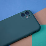 Silicon case for iPhone 11 Pro forest green