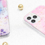 Gold Glam case for iPhone 13 Mini 5,4&quot; Pink