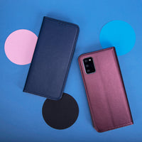 Smart Magnetic case for Realme 8i burgundy