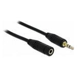 Audio Jack Cable (3.5mm) DELOCK 83764 Black