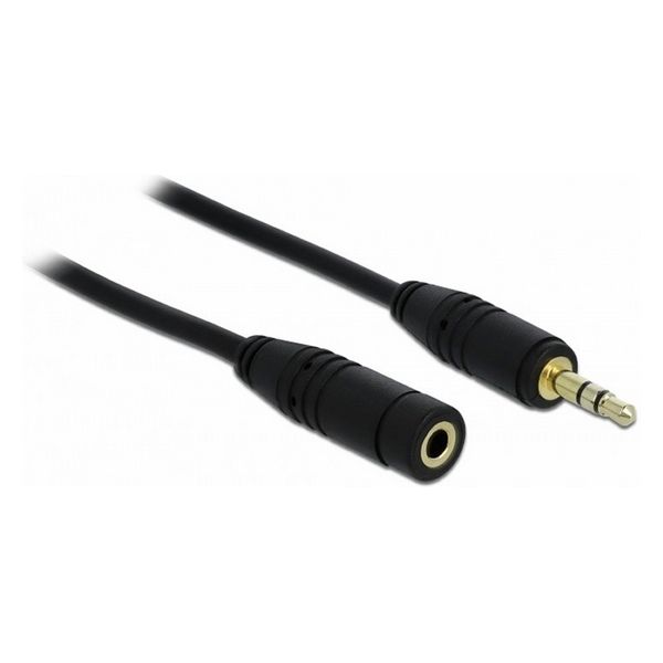 Audio Jack Cable (3.5mm) DELOCK 83764 Black