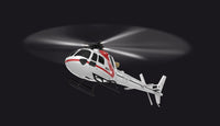 AS350 Brushless Helikopter 3D 3-Blatt 6G Flybarless, RTF