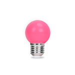 LED Bulb E27 G45 2W 230V pink 5pcs Forever Light