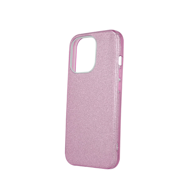 Glitter 3in1 case for iPhone 13 Pro 6,1&quot; pink