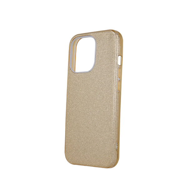 Glitter 3in1 case for iPhone 13 Pro 6,1&quot; gold