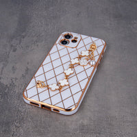 Glamour case for Samsung Galaxy S21 white