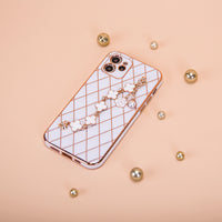 Glamour case for Samsung Galaxy S21 white