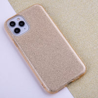 Glitter 3in1 case for iPhone 13 Mini 5,4&quot; gold