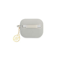 Guess case for Airpods Pro GUAPLSC4EG grey Logo 4G Charm