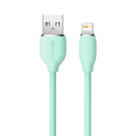 Baseus cable Jelly Liquid USB - Lightning 2 m 2,4A green