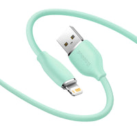 Baseus cable Jelly Liquid USB - Lightning 2 m 2,4A green