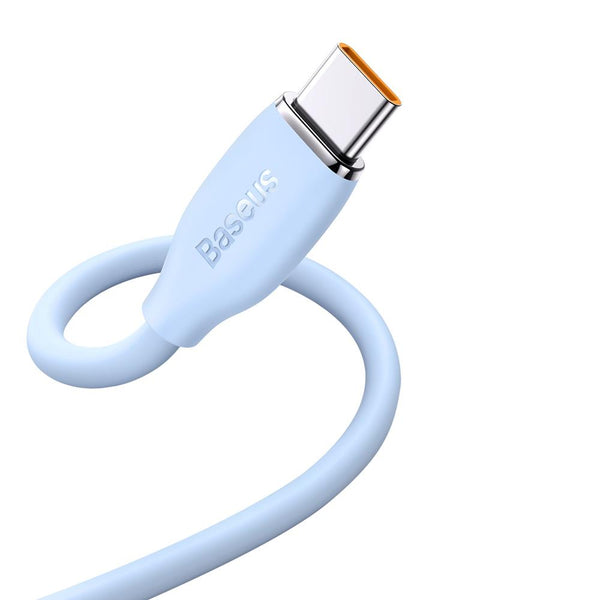 Baseus cable Jelly Liquid USB - USB-C 1,2 m blue 100W