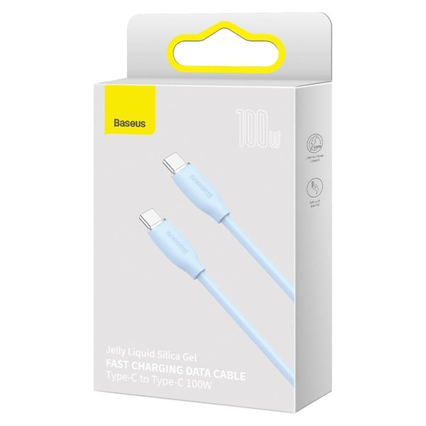 Baseus cable Jelly Liquid PD USB-C - USB-C 2 m blue 100W