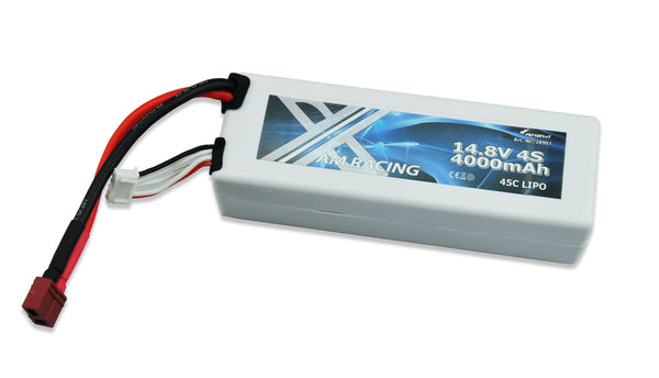 LiPo Akku 4S 14,8V 4000mAh 45C Hardcase, DEANS