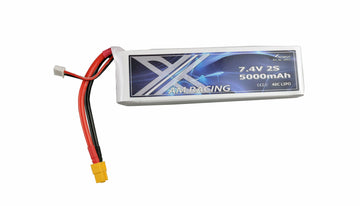 LiPo Akku 2S 7,4V 5000mAh 40C Softcase, XT60