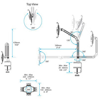 Tablet Mount 360º Startech ARMTBLTIW